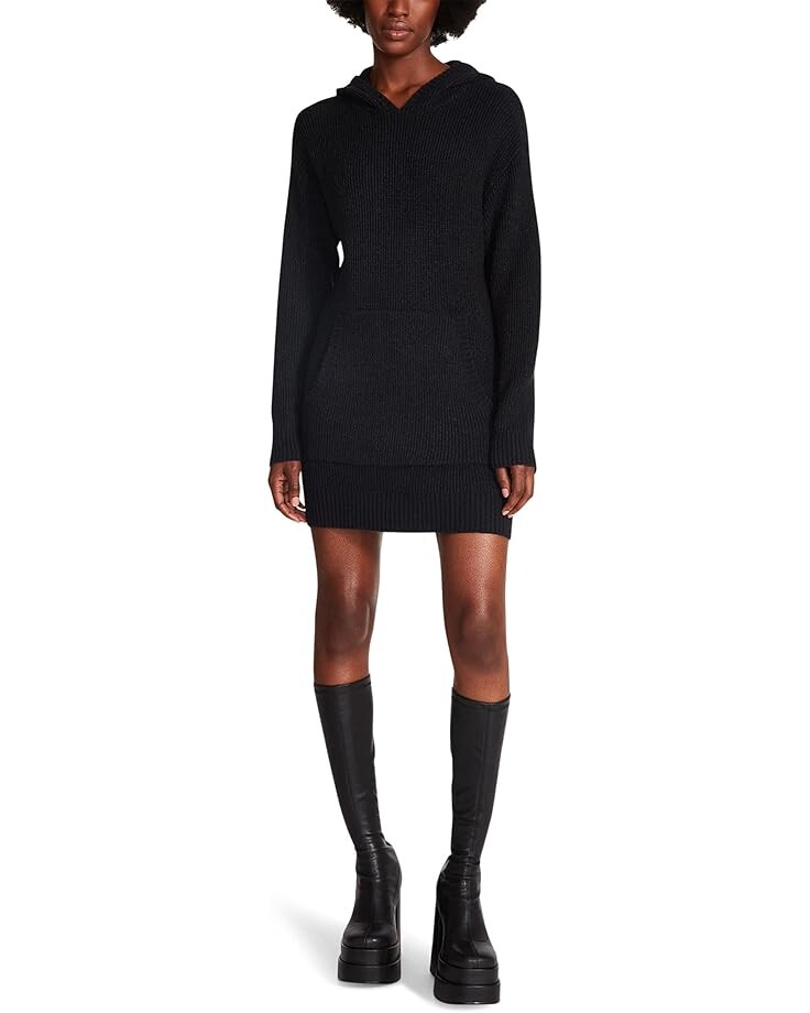 Платье Steve Madden Taylor Sweaterdress, черный