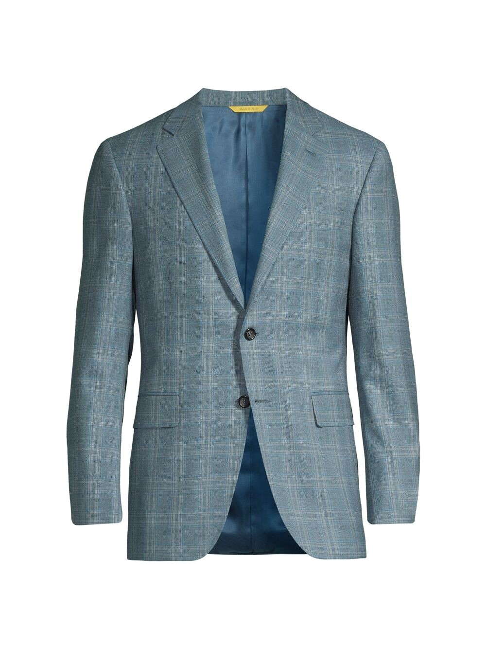 

Блейзер в клетку Prince of Wales из смесовой шерсти Canali, зеленый