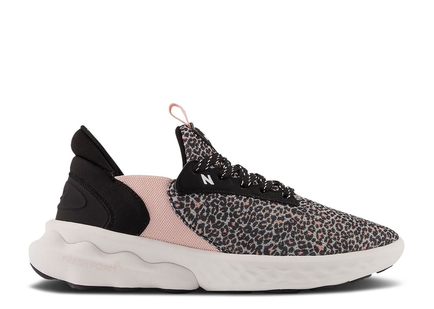 

Кроссовки New Balance Wmns Fresh Foam Roav Elite 'Pink Leopard', розовый