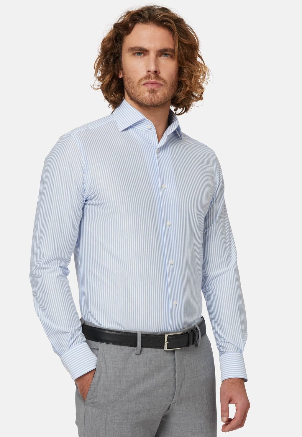 

Элегантная рубашка REGULAR FIT Boggi Milano, Светло-синий