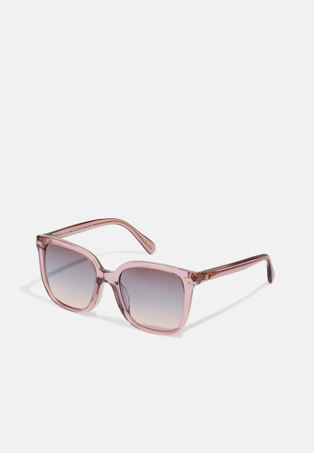 Солнцезащитные очки Coach, цвет transparent rose/blush