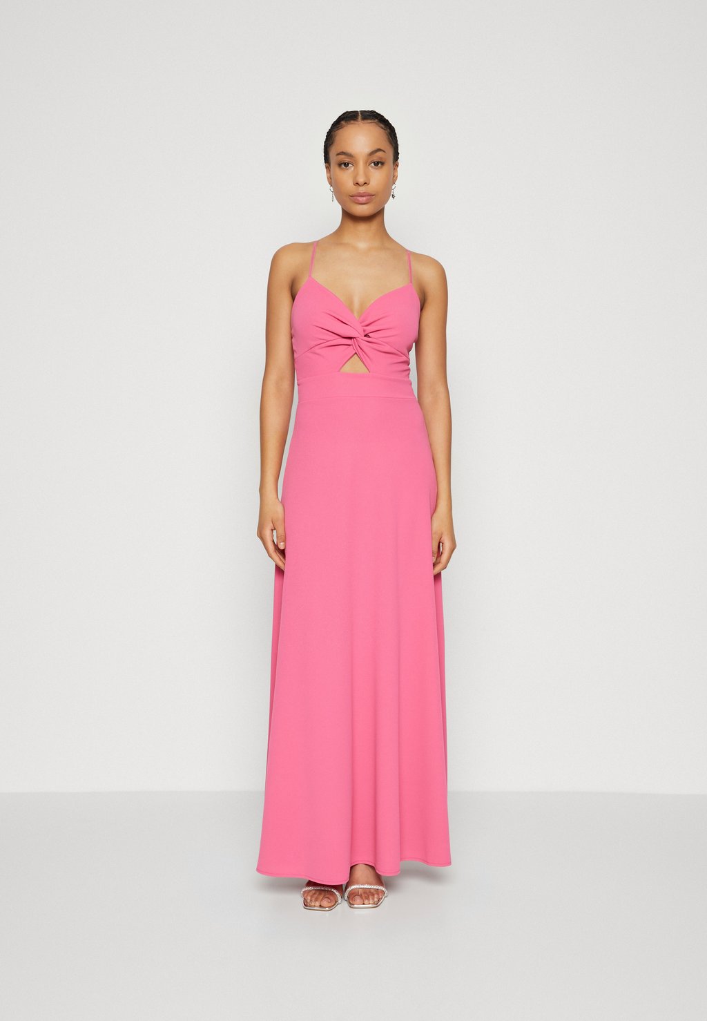 Платье из джерси ANNE CUT OUT MAXI WAL G., цвет hot pink