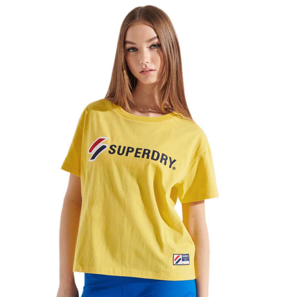 Футболка Superdry Sportstyle Graphic Boxy, желтый
