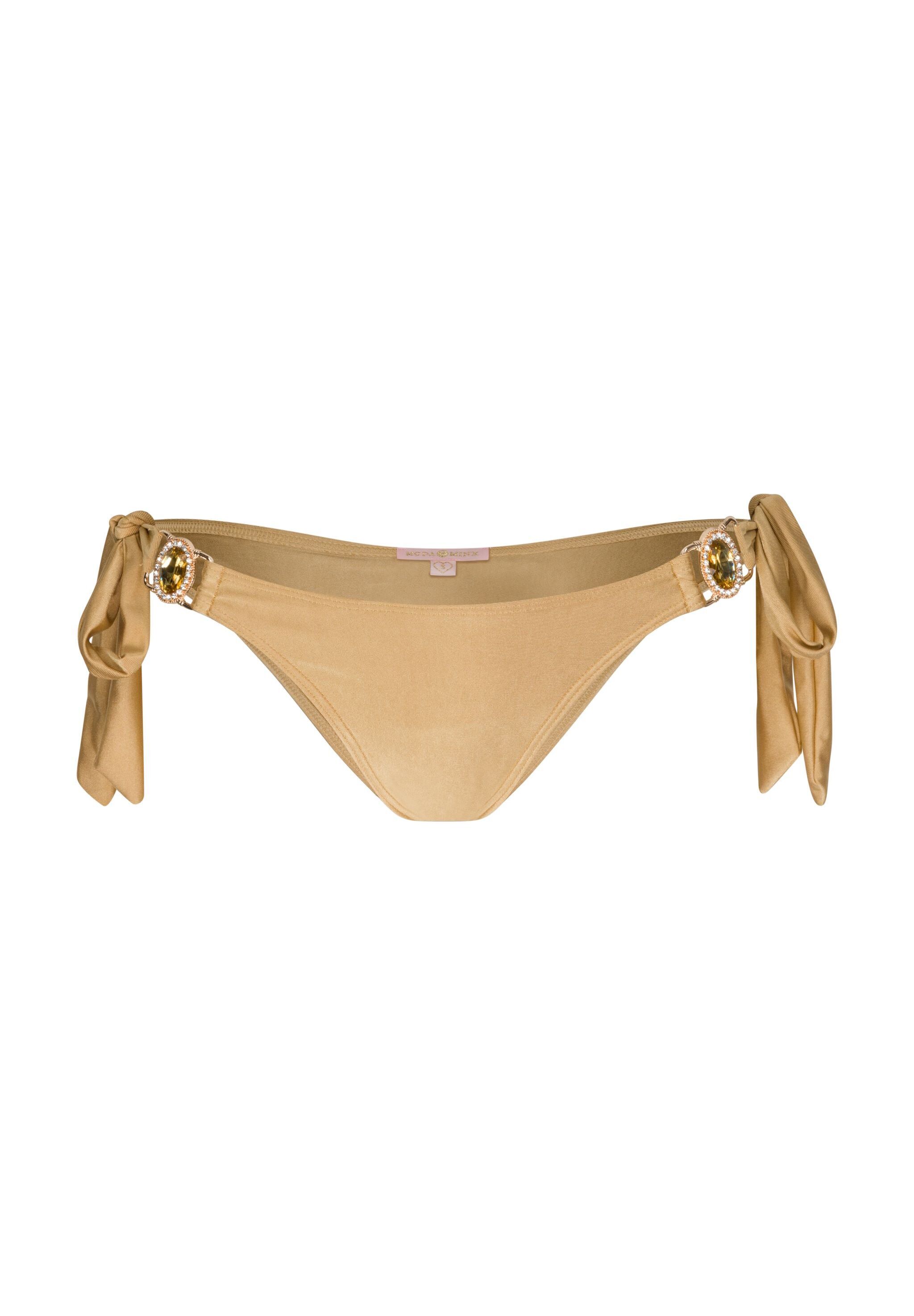 Плавки бикини Moda Minx Bikini Hose Amour Tie Side Brazilian, цвет Gold Shimmer