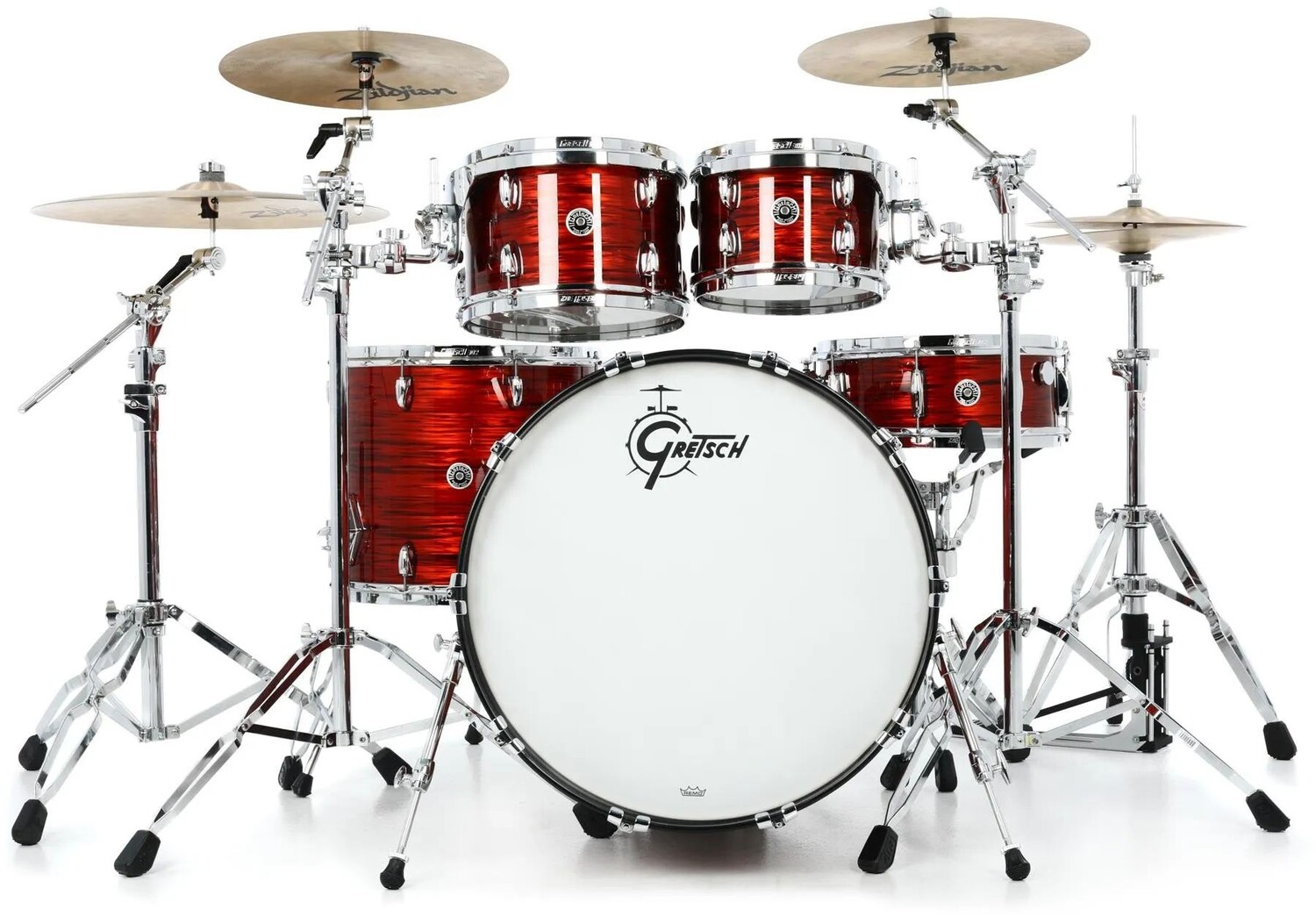 

Gretsch Drums Brooklyn GB-E8246 Набор из 4 предметов - Orange Oyster