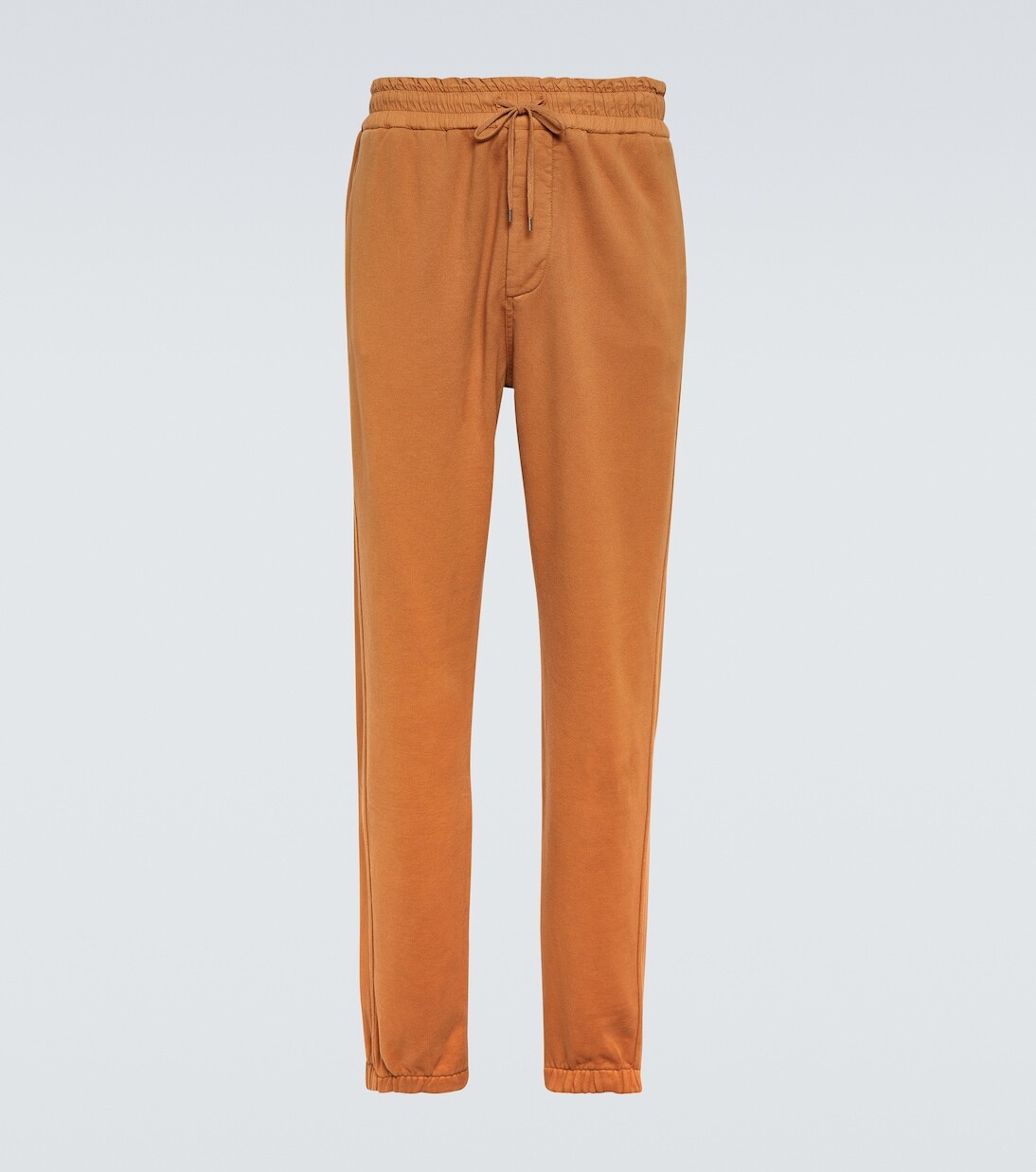 

Хлопковые спортивные штаны Saint Laurent, апельсин