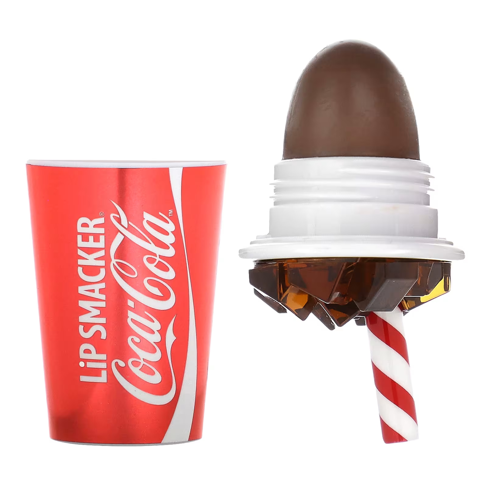 Бальзам для губ Lip Smacker Coca-Cola в стакане с колой бальзам для губ coca cola lip balm vanilla 4г ваниль