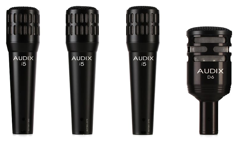 audix dp4 комплект из 4 микрофонов для ударных 3 х i5 и d6 кейс Комплект микрофонов Audix DP4=2
