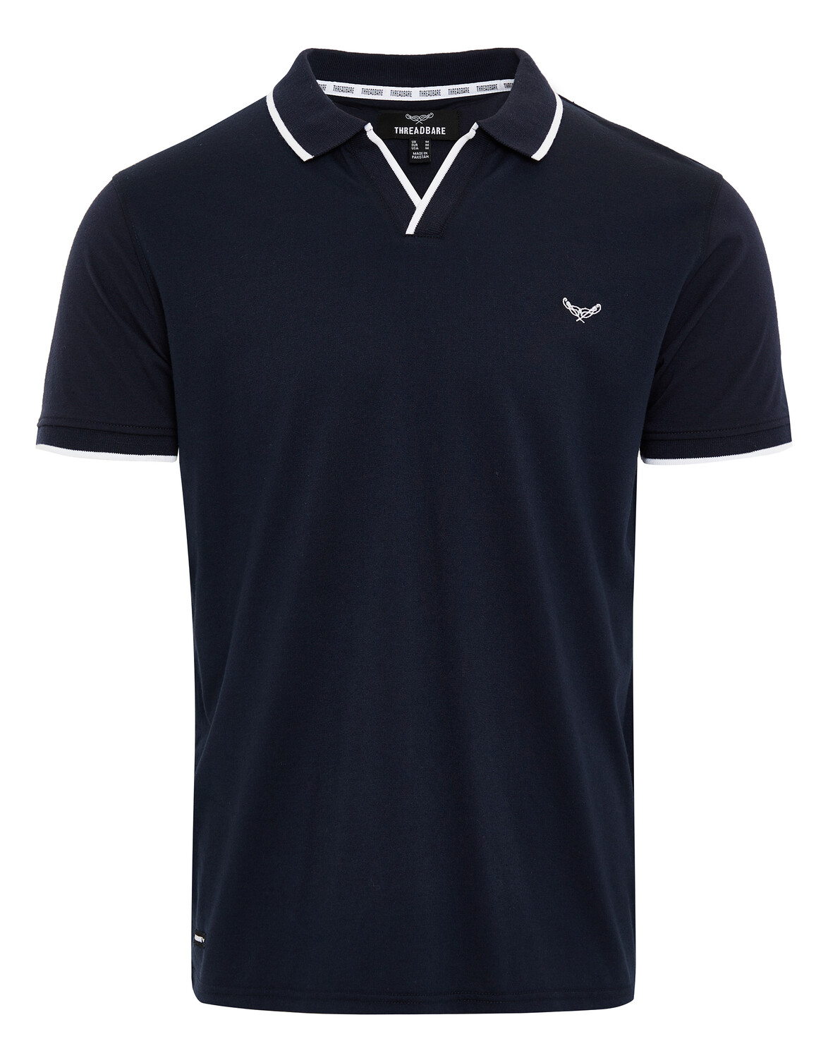 

Поло Threadbare Kurzarm Polo THB Polo Mabel, синий