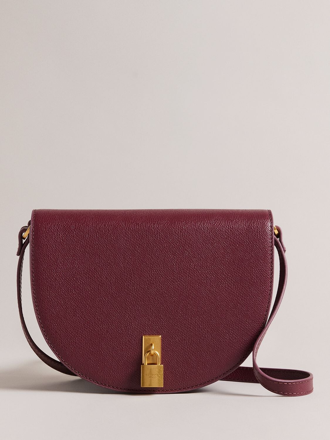 

Сумка через плечо Sohho Saddle Ted Baker, темно фиолетовый