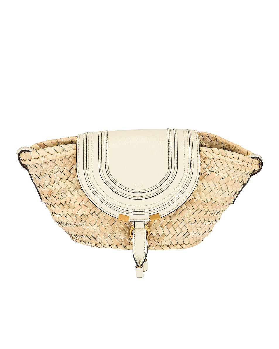 

Сумка Chloe Raffia Marcie Shoulder, цвет Natural White