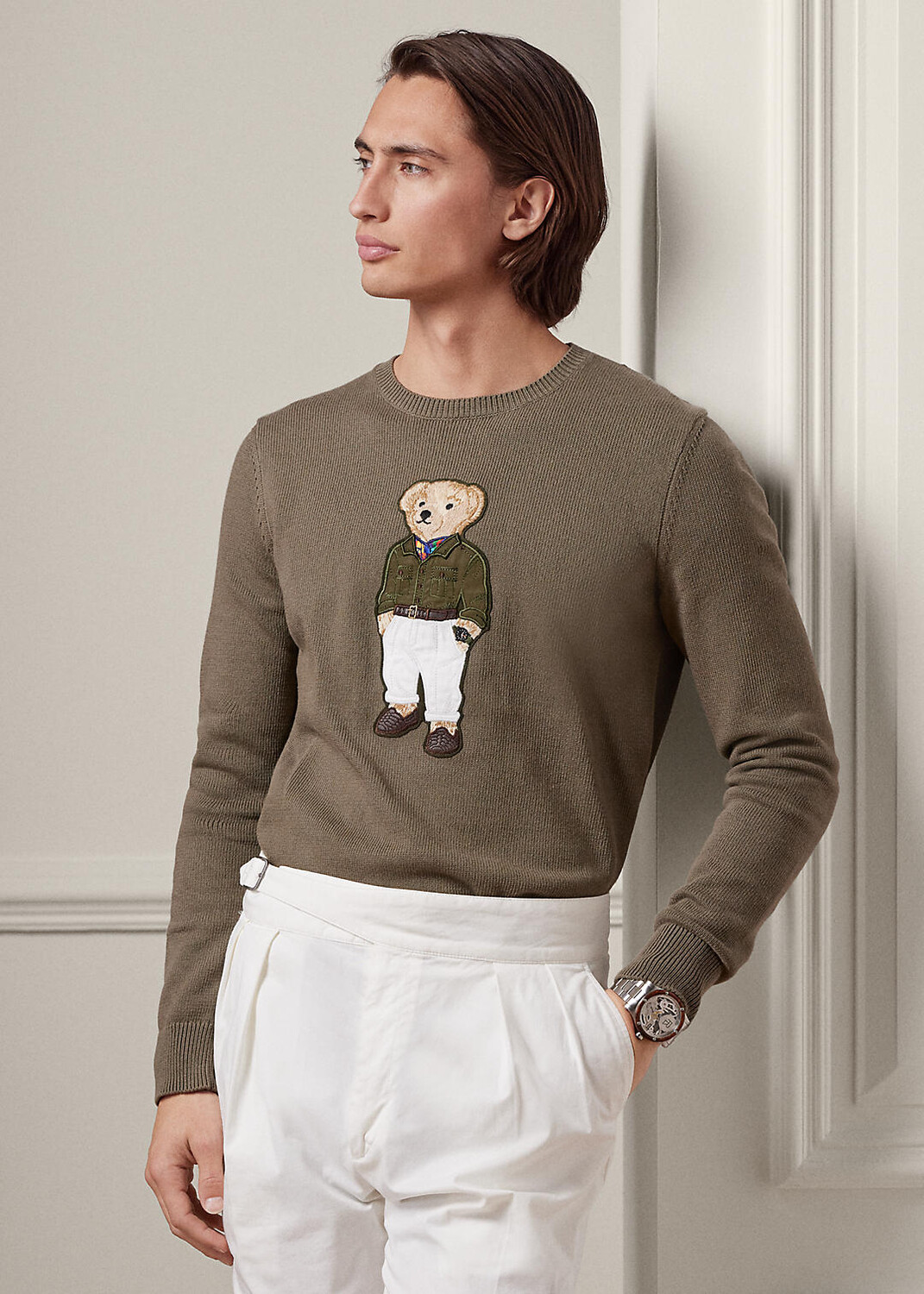 

Свитер Polo Bear из смесового хлопка