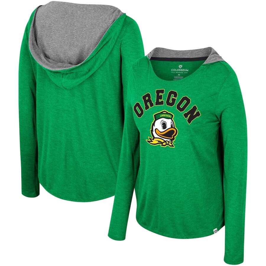 

Футболка с длинным рукавом Colosseum Oregon Ducks, зеленый