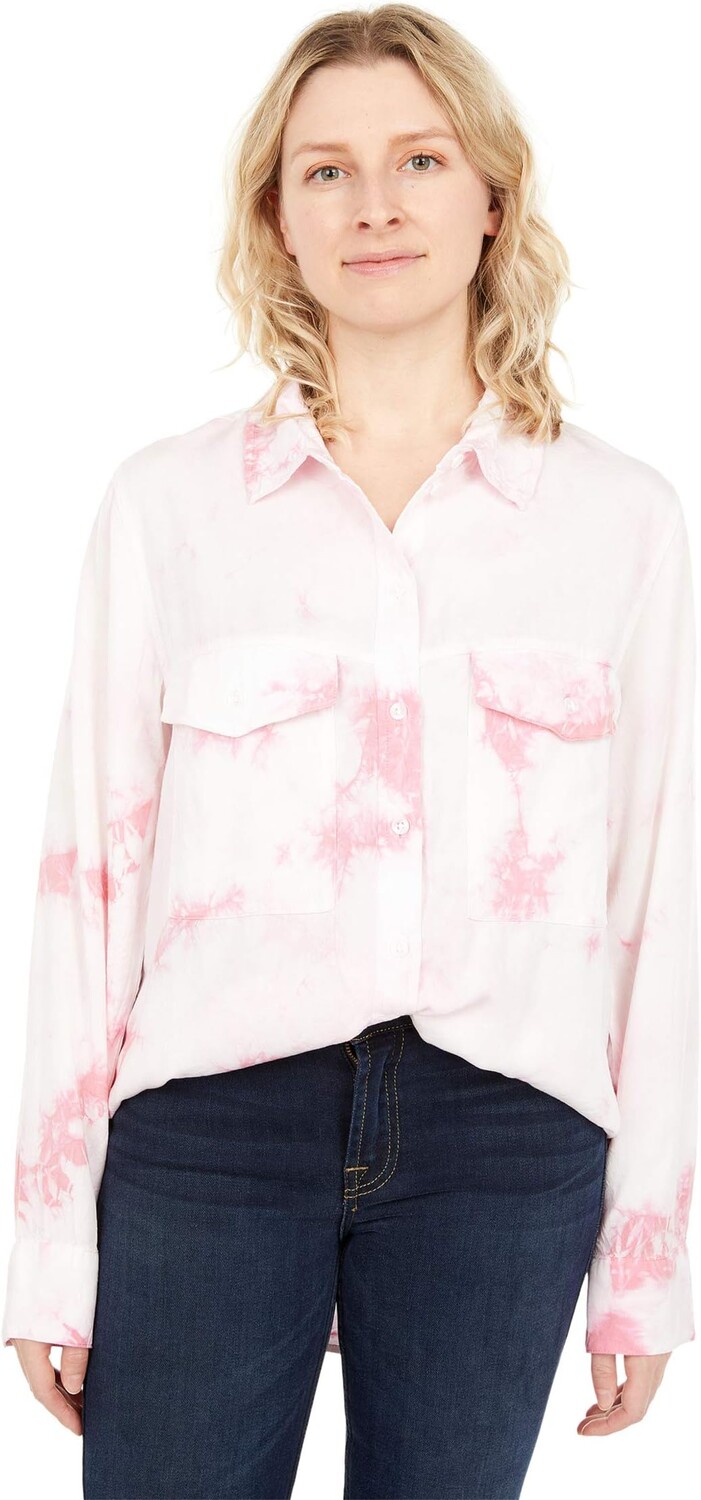 

Рубашка бойфренда Sanctuary, цвет Pink Sherbert Tie-Dye