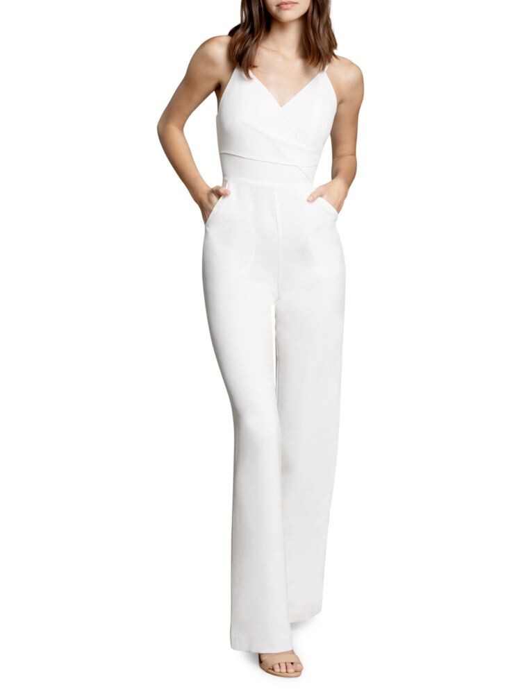 

Широкий комбинезон Braxton Dress The Population, цвет Off White
