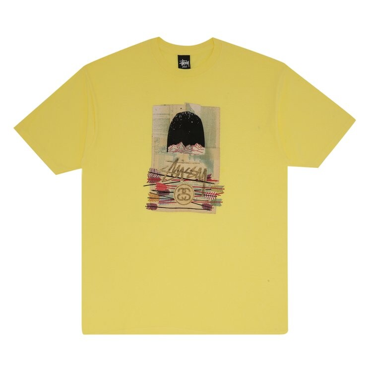 

Футболка Stussy Night Sky Mountain 'Yellow', желтый