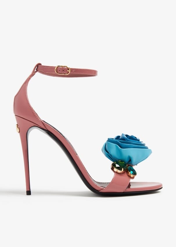 

Сандалии Dolce&Gabbana Patent Leather, розовый