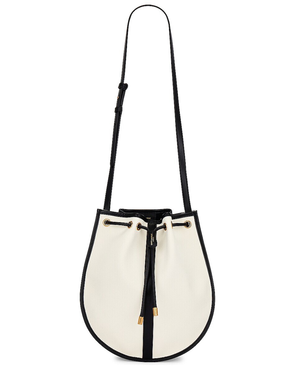 

Сумка Saint Laurent Daryl Shoulder, цвет Bianco Natural & Nero