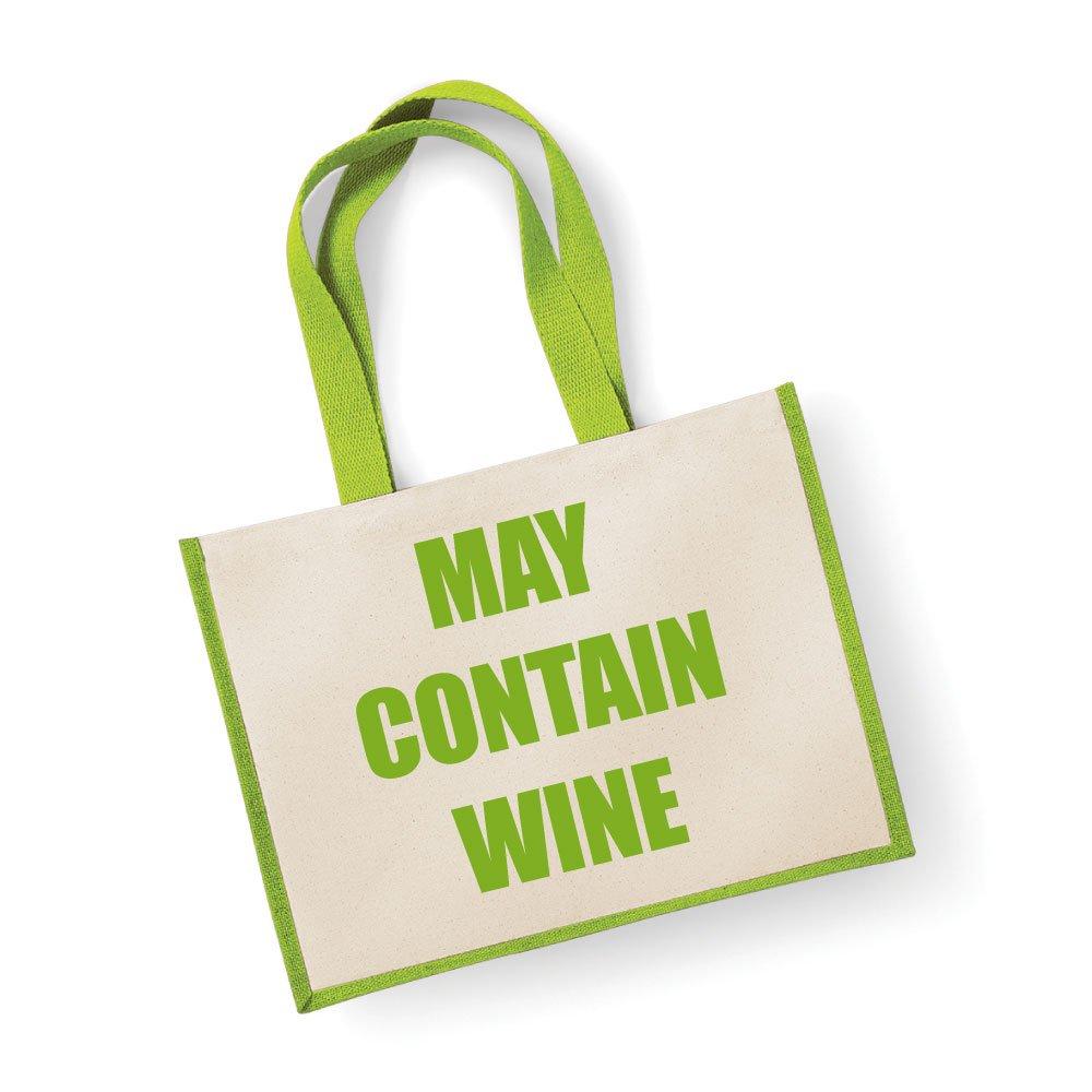 цена Большой зеленый джутовый мешок может содержать вино 60 SECOND MAKEOVER, зеленый