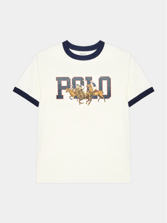 

Футболка стандартного кроя Polo Ralph Lauren, белый