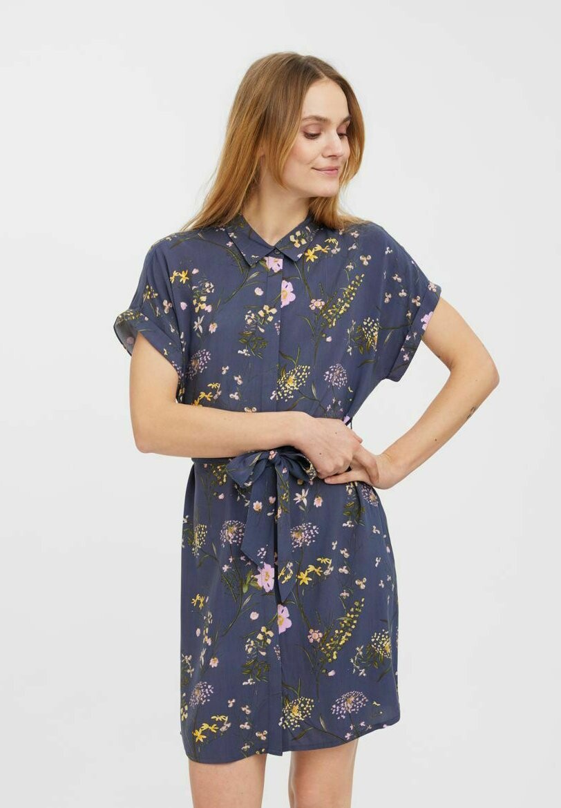 

Платье-рубашка Vero Moda, синий