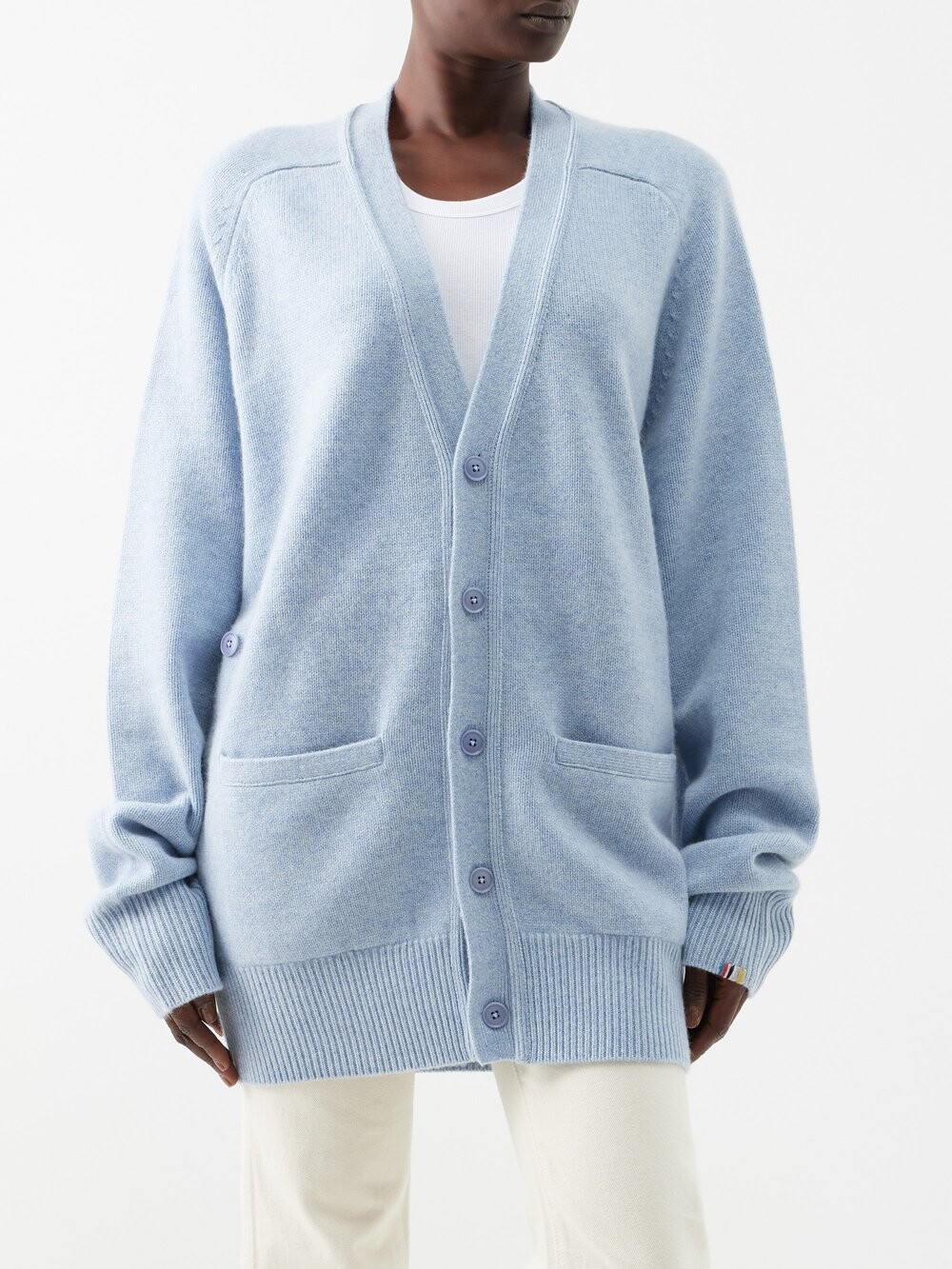 

Кардиган из эластичного кашемира papilli no.244 Extreme Cashmere, синий