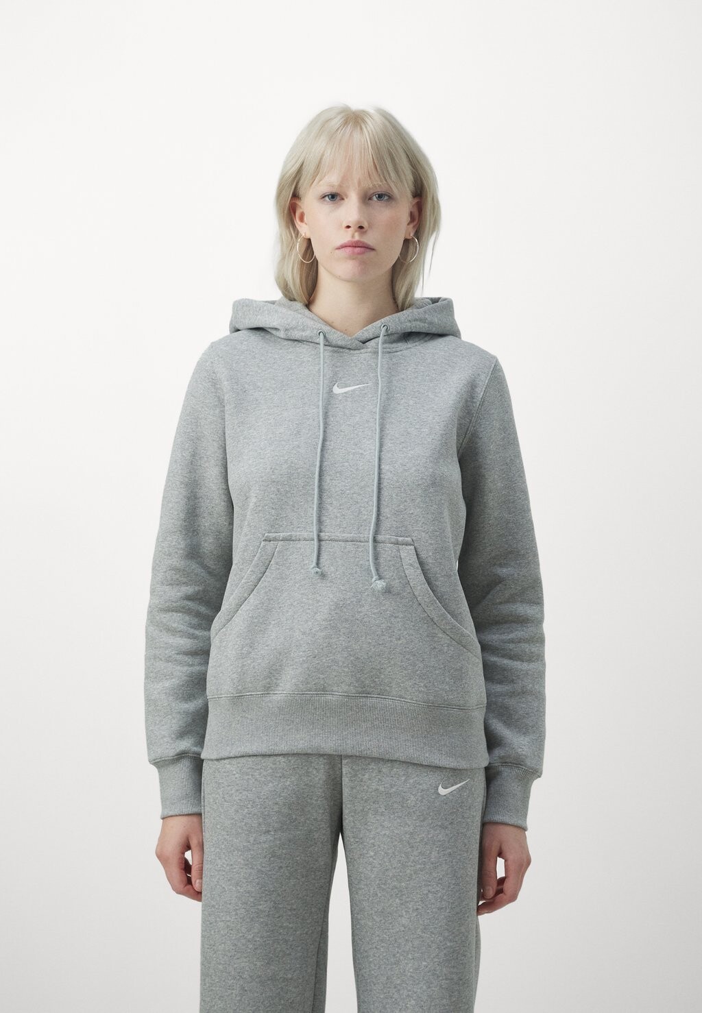 

Толстовка Phoenix Hoodie Nike, цвет grey heather/(sail)