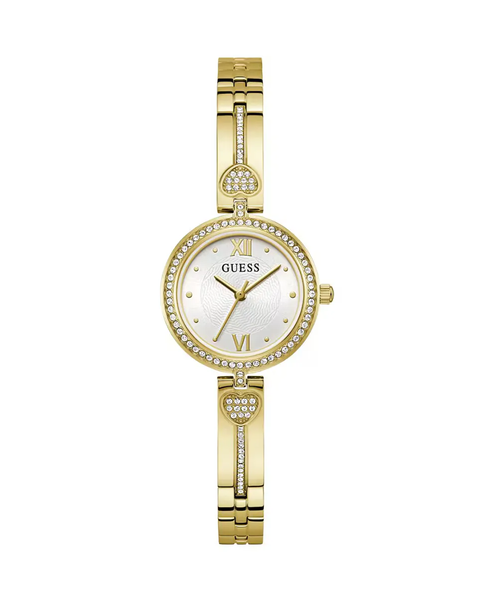 

Стальные женские часы Lovey GW0655L2 с золотым ремешком Guess, золотой