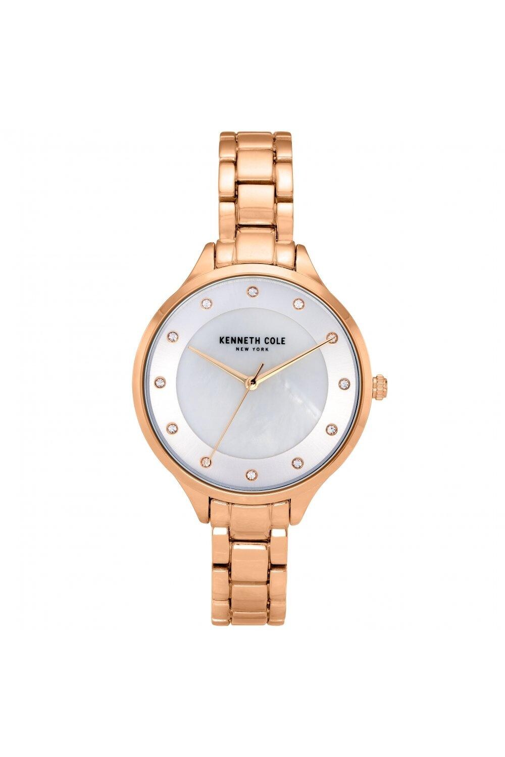 

Модные аналоговые кварцевые часы - Kc50940002 Kenneth Cole, белый