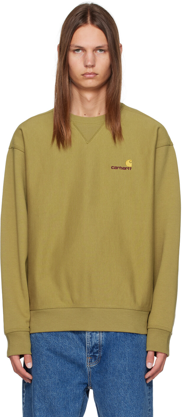 

Хаки Толстовка с американским рисунком Carhartt Work In Progress