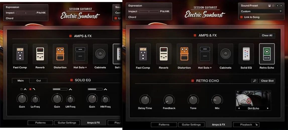 Session guitarist - Electric Sunburst. Native instruments - session guitarist picked nylon.