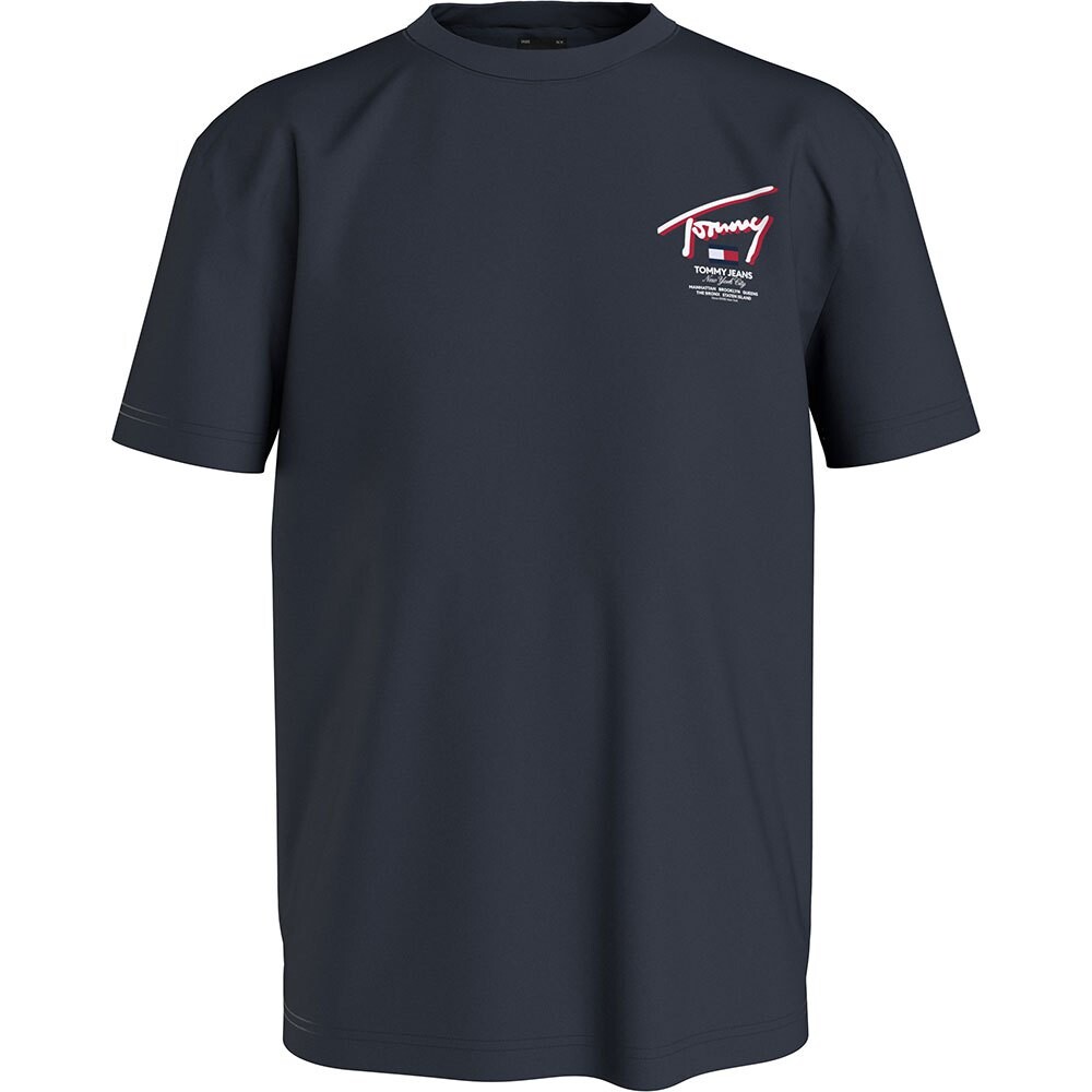 

Футболка с коротким рукавом Tommy Jeans Reg 3D Street Signtr Ext, синий