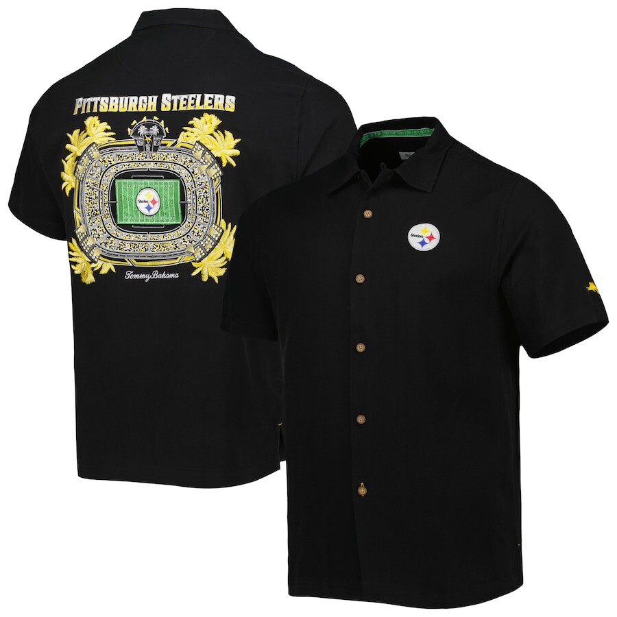 

Рубашка Tommy Bahama Pittsburgh Steelers, черный