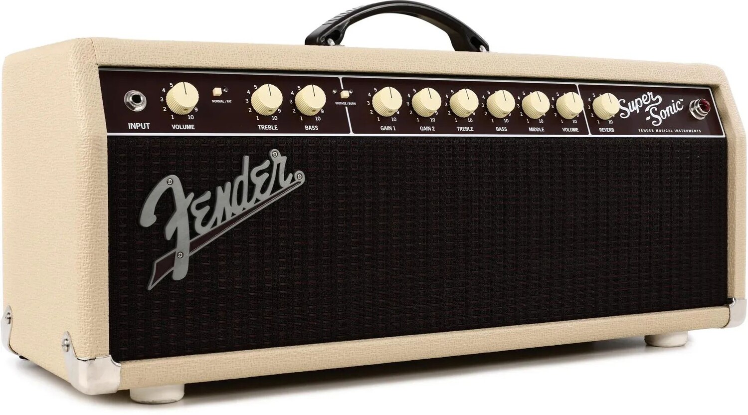 

Fender Super-Sonic 22 — ламповая головка мощностью 22 Вт — блондинка
