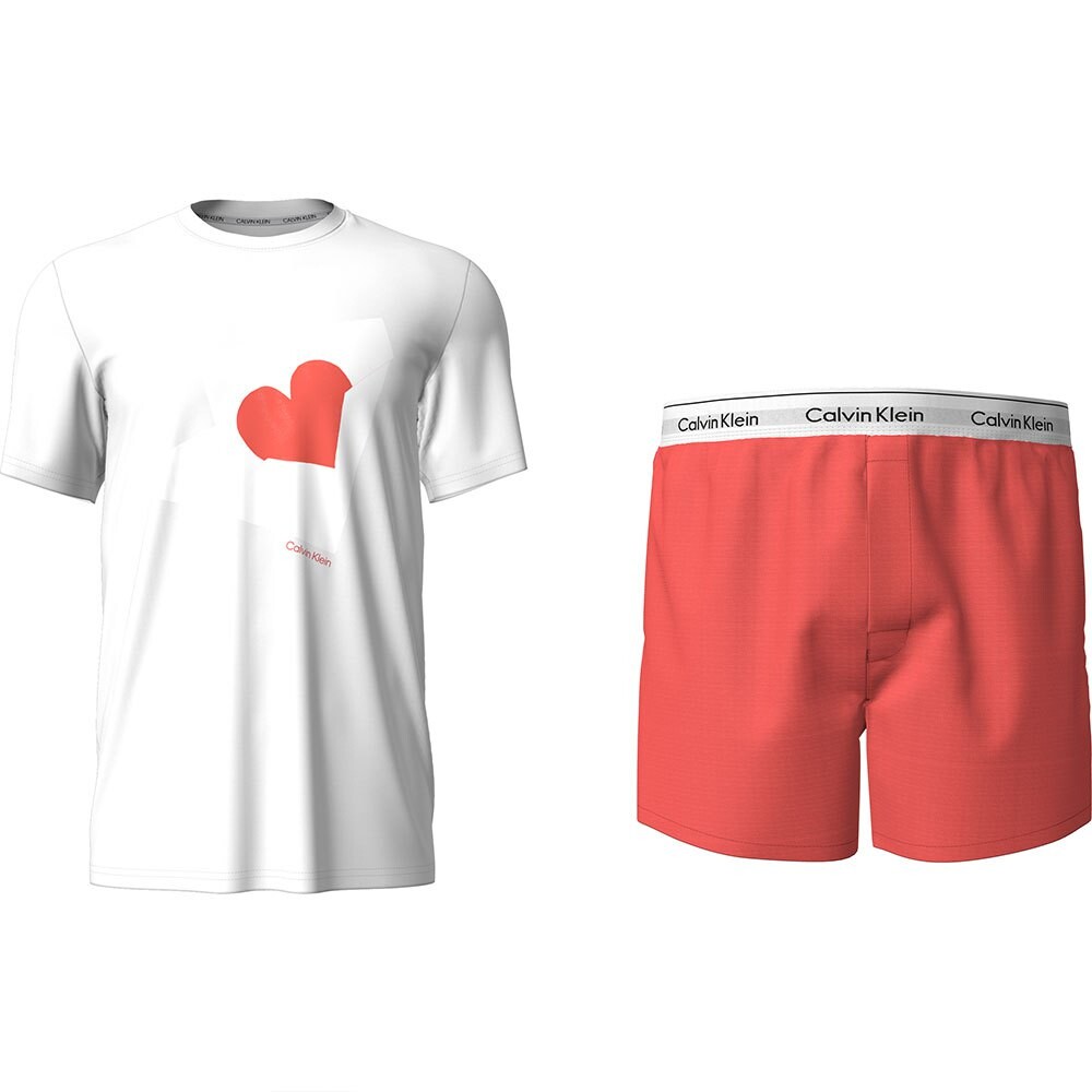 

Пижамный комплект Calvin Klein Boxer, красный