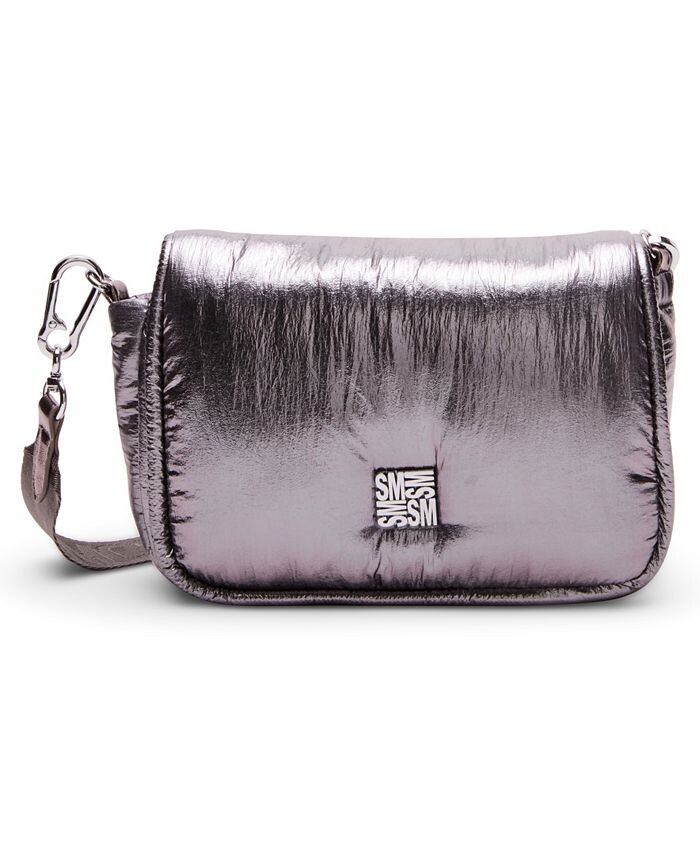 

Нейлоновая сумка через плечо Holli Puff с сумочкой Steve Madden, серебро