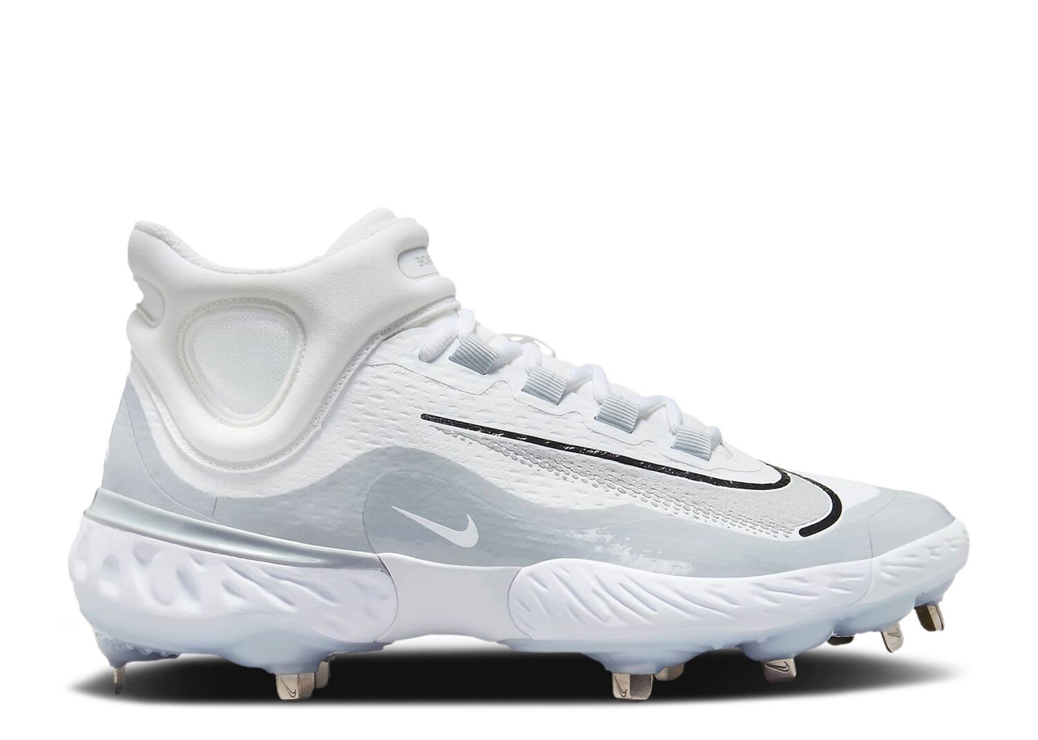 

Кроссовки Nike Alpha Huarache Elite 4 Mid 'White Wolf Grey', белый, Белый;серый