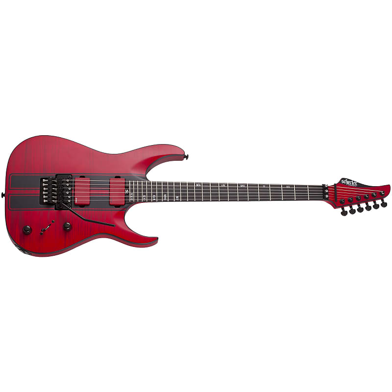 Электрогитара Schecter Banshee GT FR Satin Trans Red Electric Guitar + Free Gig Bag электрогитара schecter banshee gt fr s tp