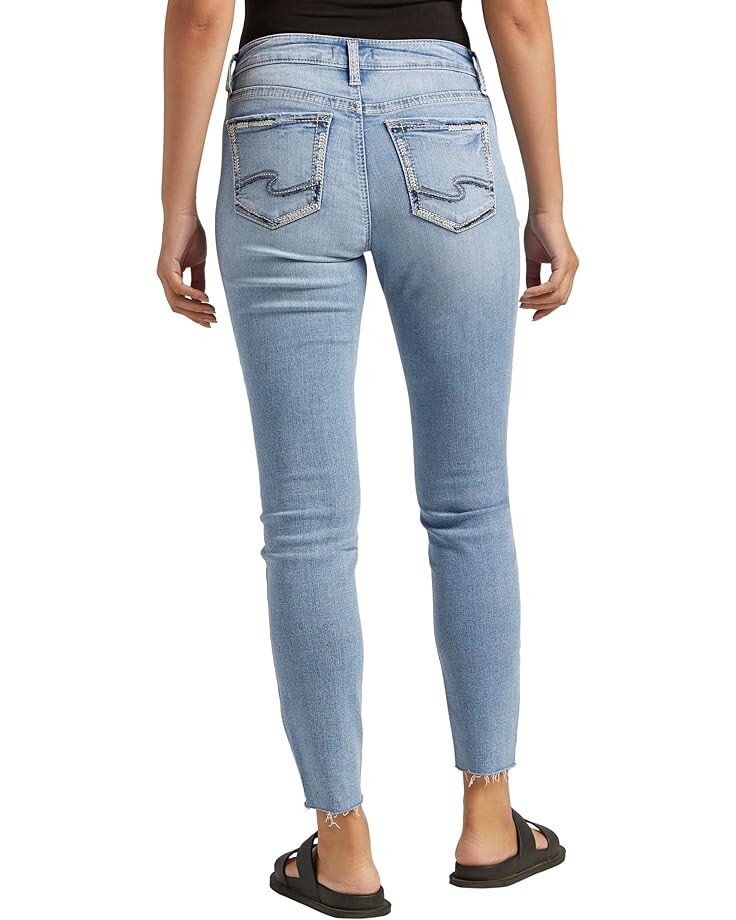 

Джинсы Silver Jeans Co. Elyse Mid-Rise Skinny Leg Jeans L03116ECF285, индиго