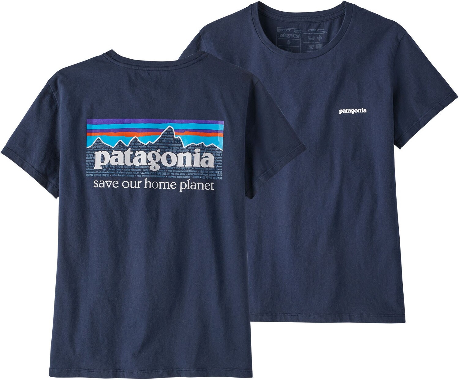 

Футболка P-6 Mission Organic – женская Patagonia, синий
