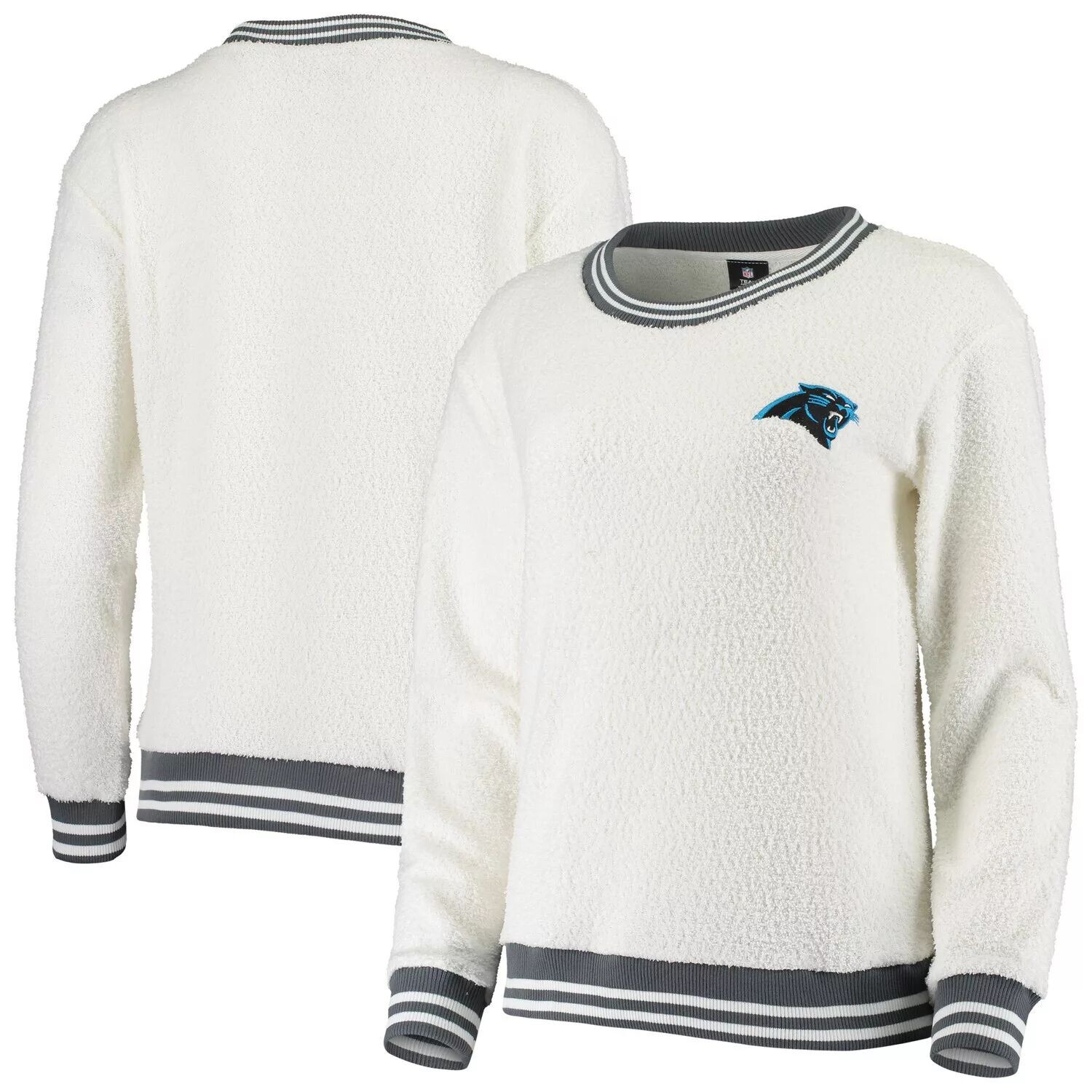 

Женский свитер Concepts Sport кремового/темно-серого цвета Carolina Panthers Granite Knit пуловер, Серый
