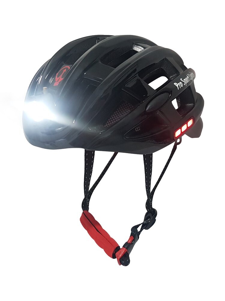 

Велосипедный шлем Pro Sport Lights 648 LED Light Road, черный