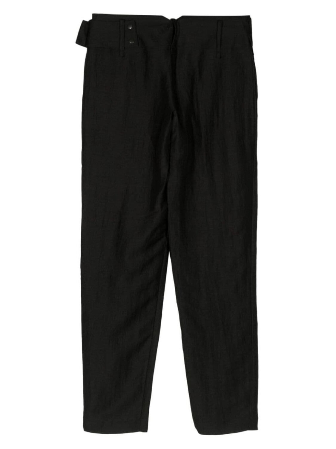 

Yohji Yamamoto прямые брюки с поясом, черный