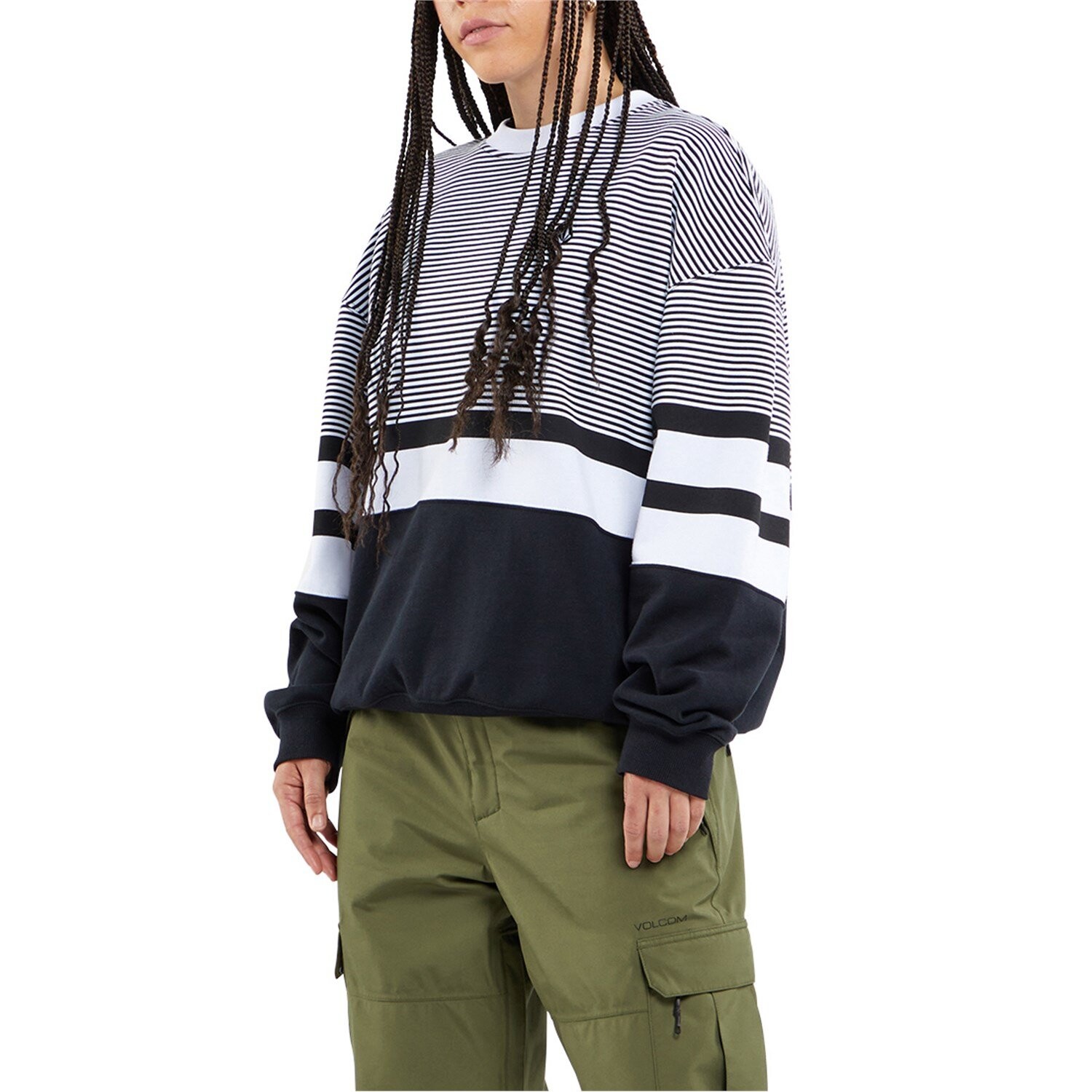 

Толстовка Volcom Des Crewneck, черный
