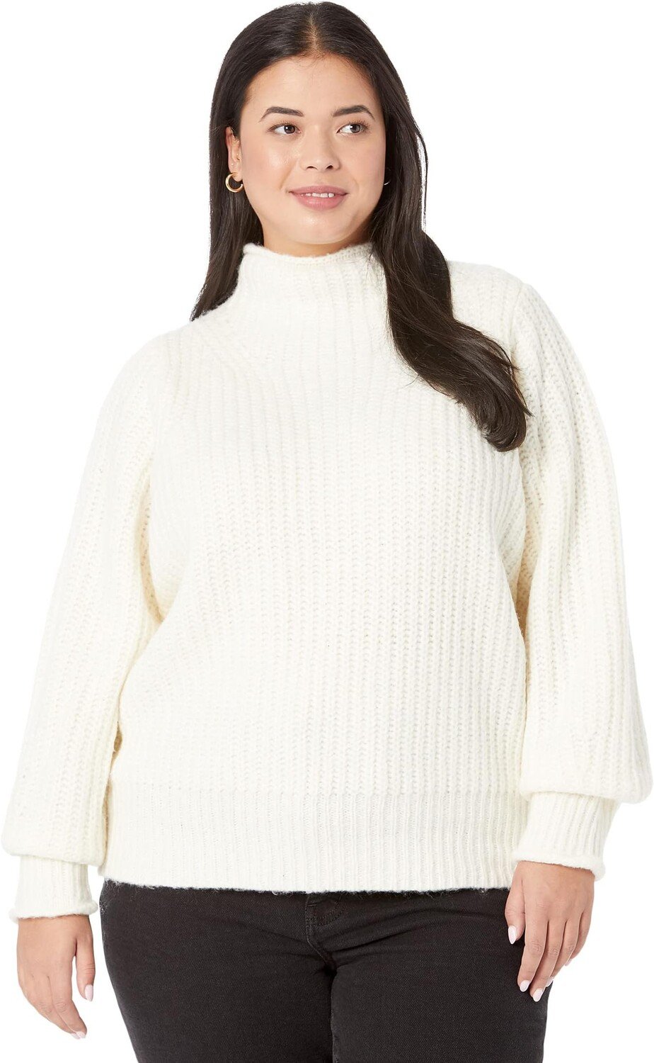 

Свитер Plus Sardinia Mockneck Madewell, цвет Antique Cream