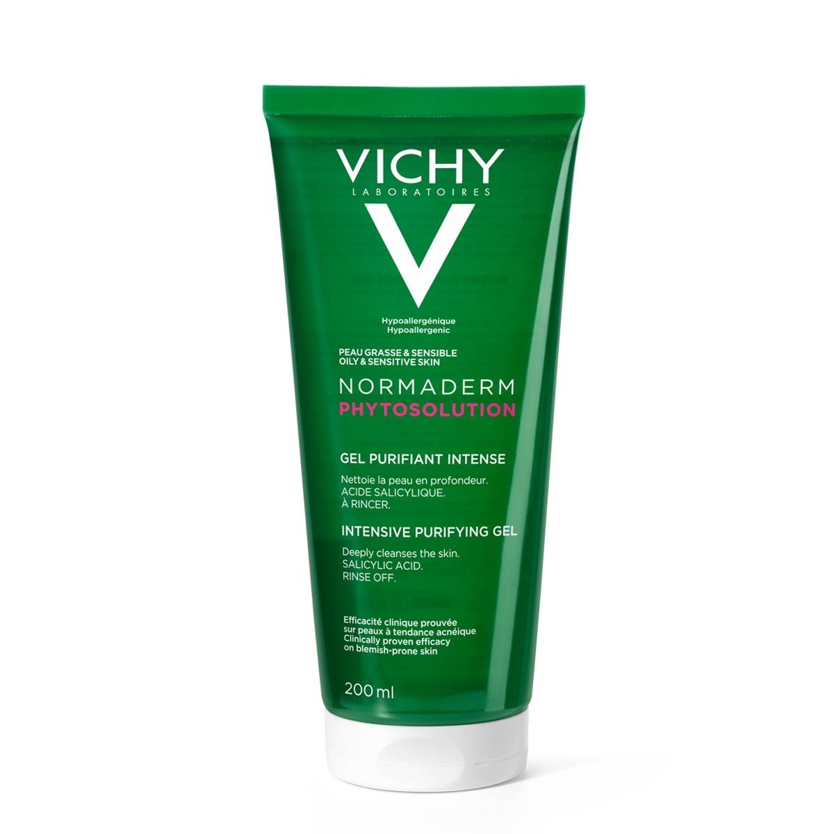 Vichy Normaderm Phytosolution 200 мл Очищающий гель vichy очищающий лосьон normaderm 200 мл