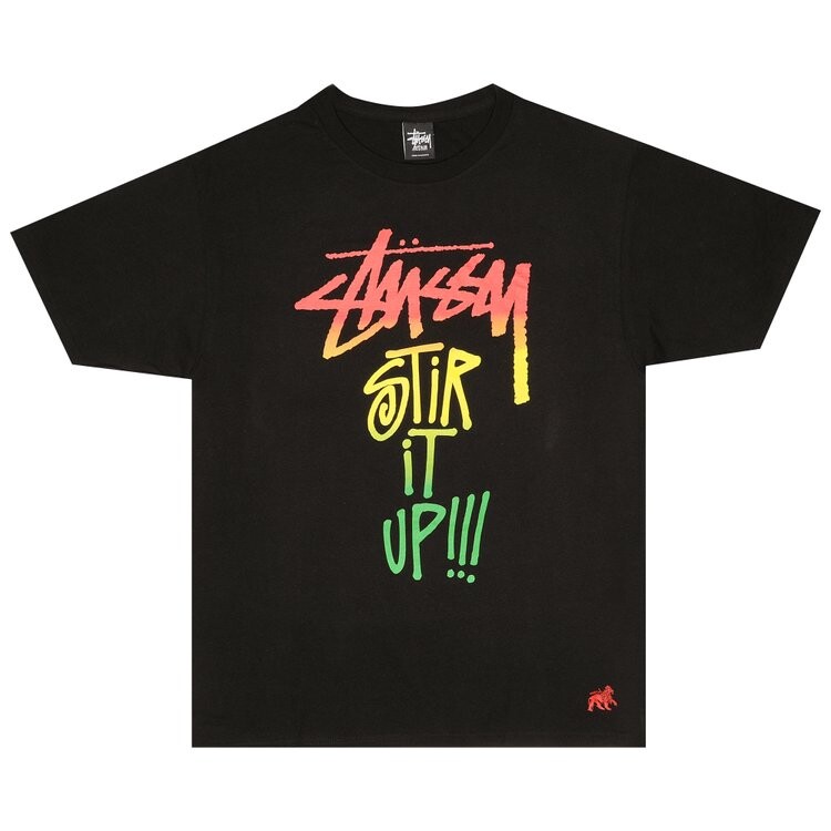 

Футболка Stussy Stir It Up! 'Black', черный
