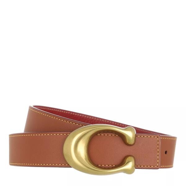 

Ремень 32mm sculpted c reversible belt b4 1941 saddle 1941 Coach, коричневый