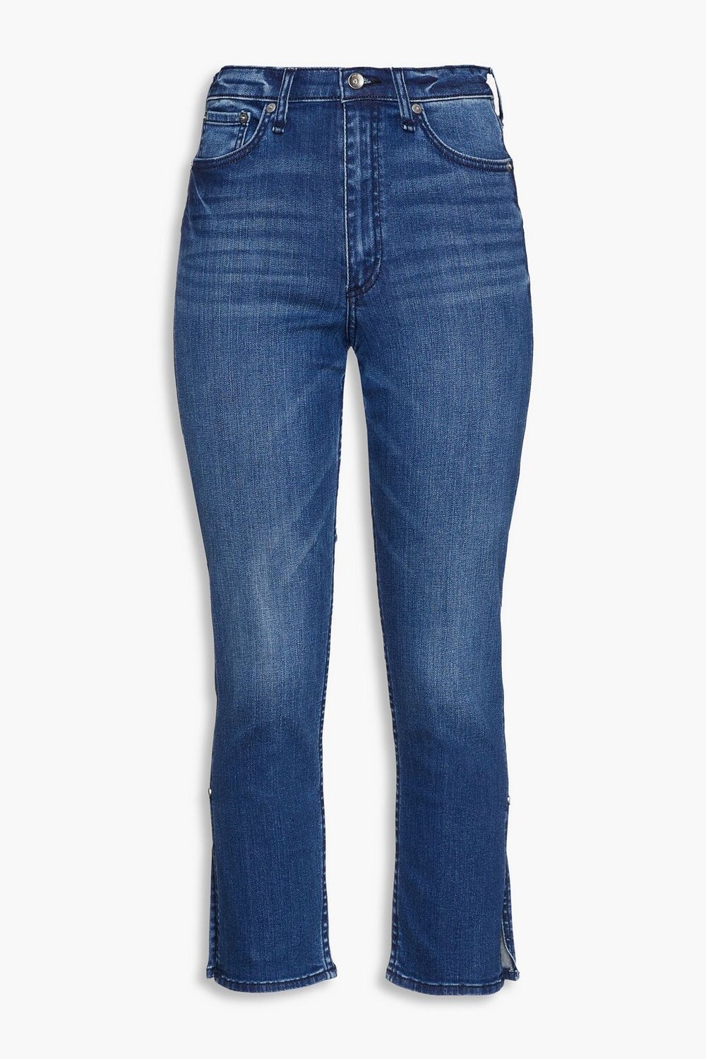 

Расклешенные джинсы Nina с высокой посадкой RAG & BONE, синий