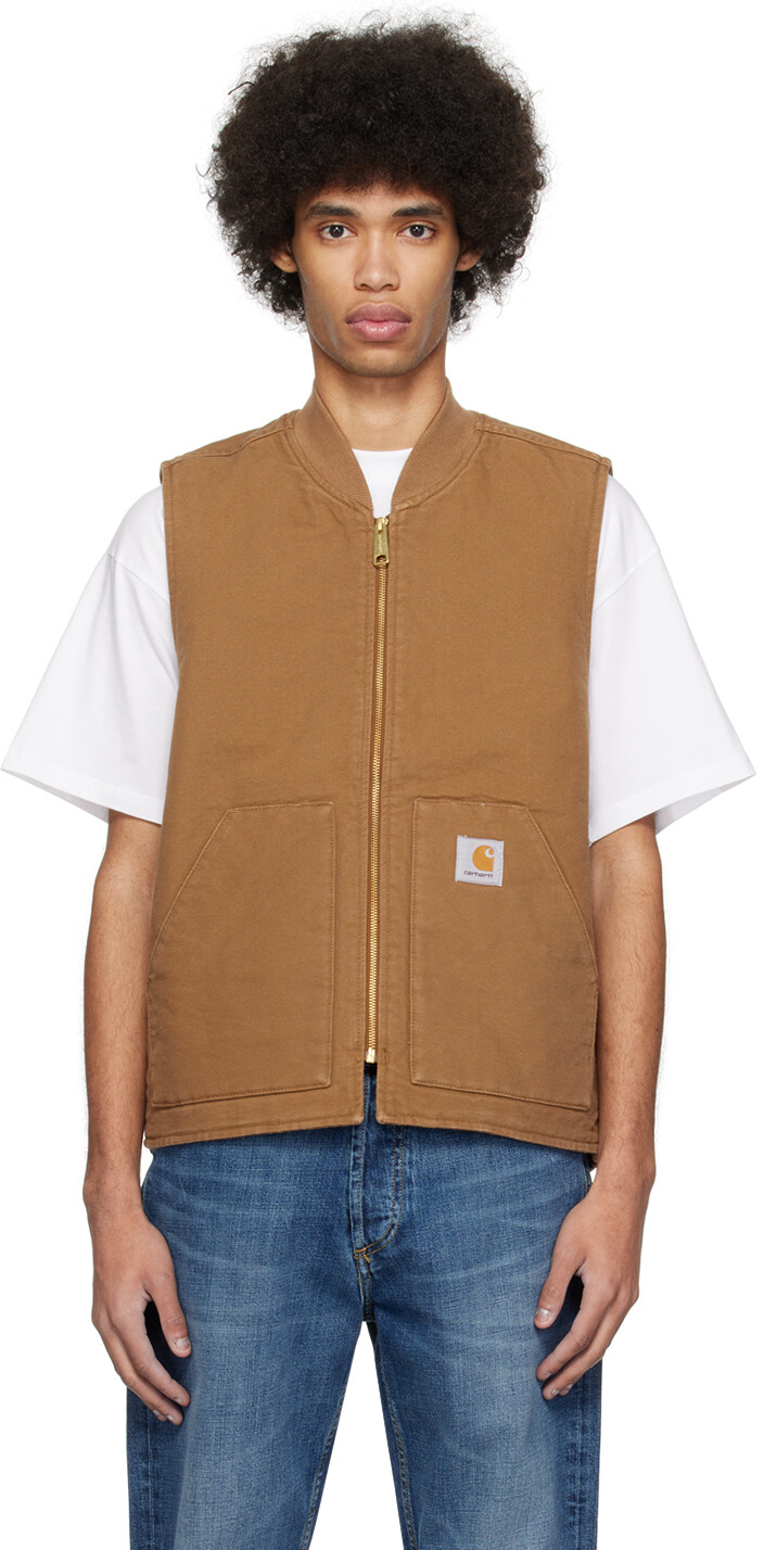 

Светло-коричневый классический жилет Carhartt Work In Progress